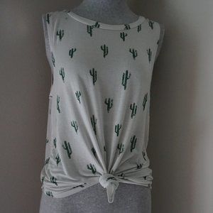 Faded Cactus Tank Top